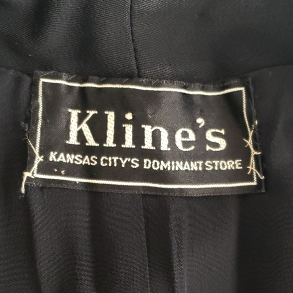 VTG 40s Black Dress Suit - Picture 6 of 15